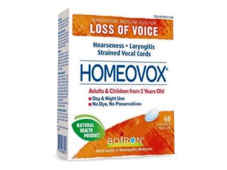 Boiron - homeovox 60 chews tabs Supply