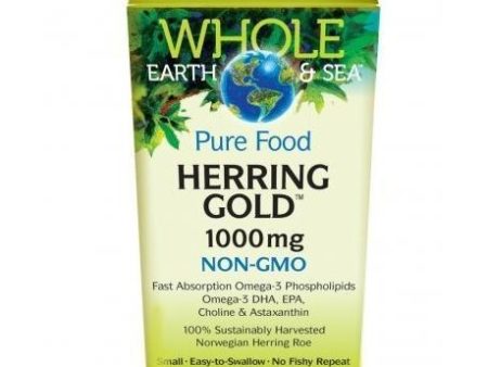 Whole earth & sea - gold herring 1000mg - 60 sgels Discount