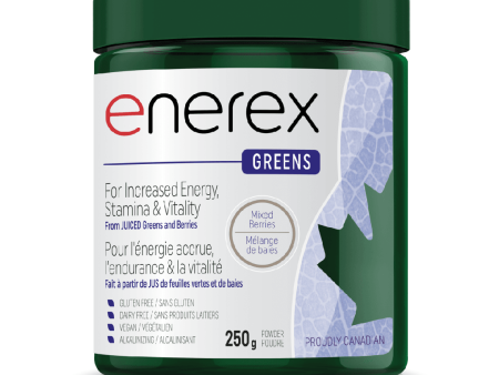 Enerex - greens gluten free (mixed berry) For Discount