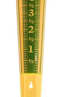 Amber Magnifying Rain Gauge on Sale