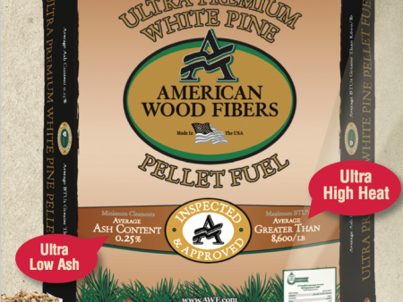 AWF Ultra Premium White Pine Wood Heat Pellets Discount