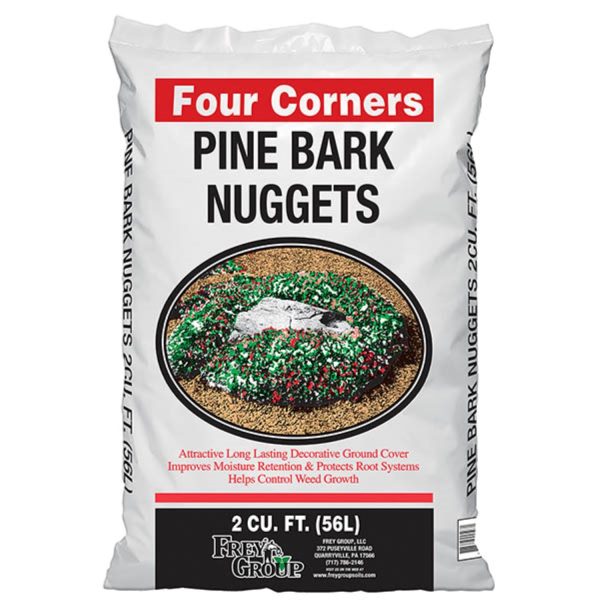 Pine Bark Nuggets Mulch  2 cf bag For Sale