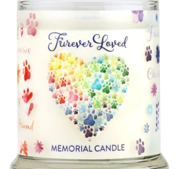 Furever Loved Memorial Candle Cheap