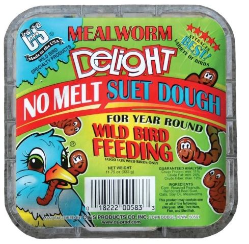 Mealworm Delight No Melt Suet Dough Hot on Sale