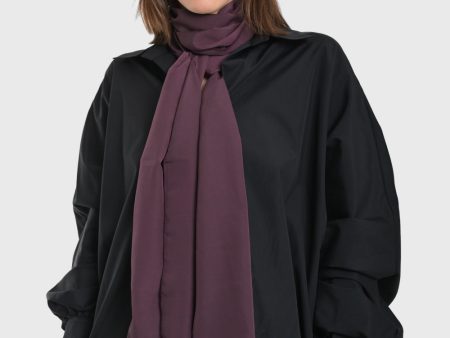 Tanza Scarf - wine Sale