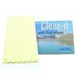 Hoya Clear It Anti-Fog Wipe + Microfiber Cloth Online now